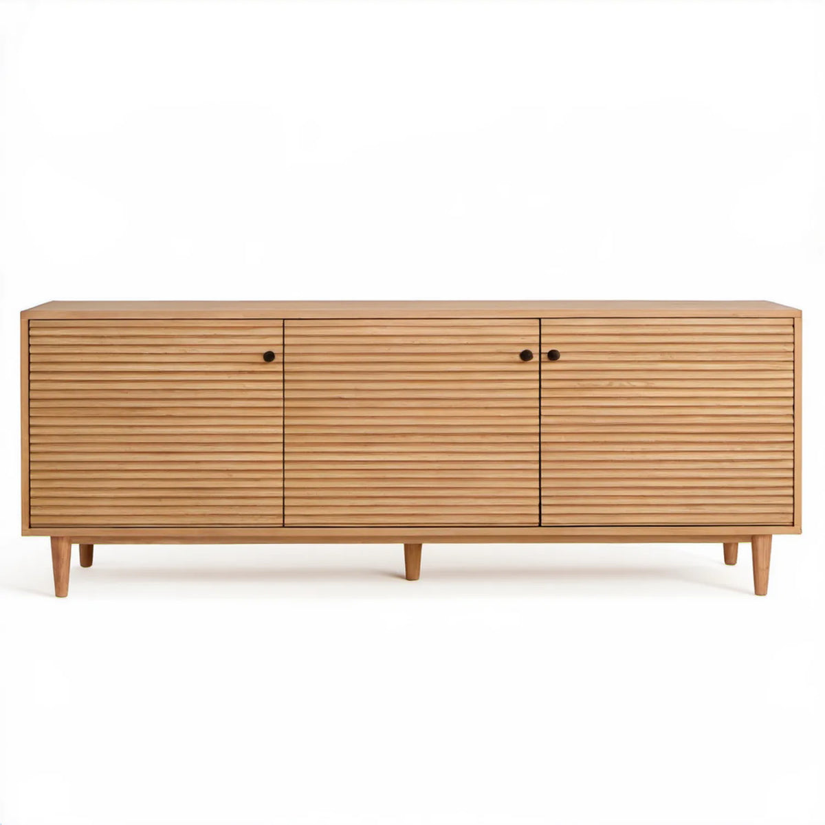 Komoda z litego drewna mango, naturalny jasny brąz, 180 × 40 × 75 cm